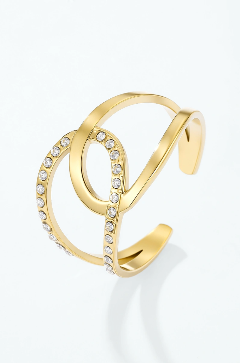 Phoebe - Bague en acier inoxydable