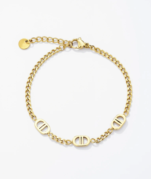 Louise - Bracelet en acier inoxydable
