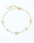 Lola - Bracelet strassé en acier inoxydable