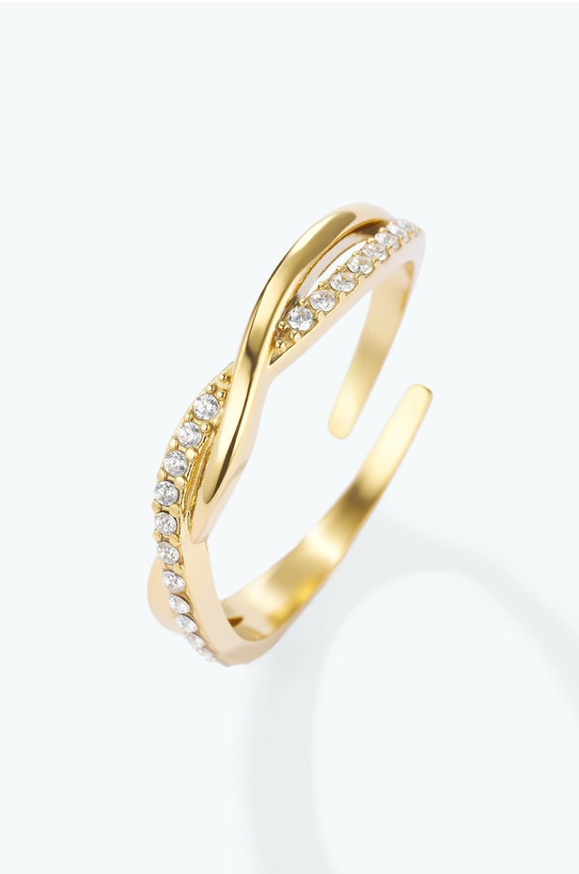 Jade - Bague en acier inoxydable