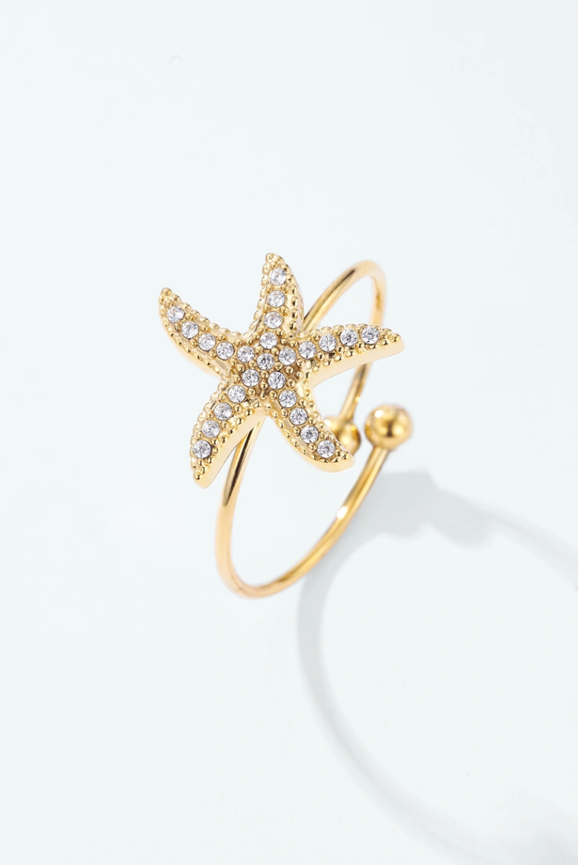 Loanne - Bague en acier inoxydable