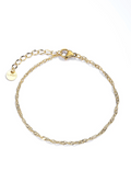 Lou - Bracelet chaine en acier inoxydable